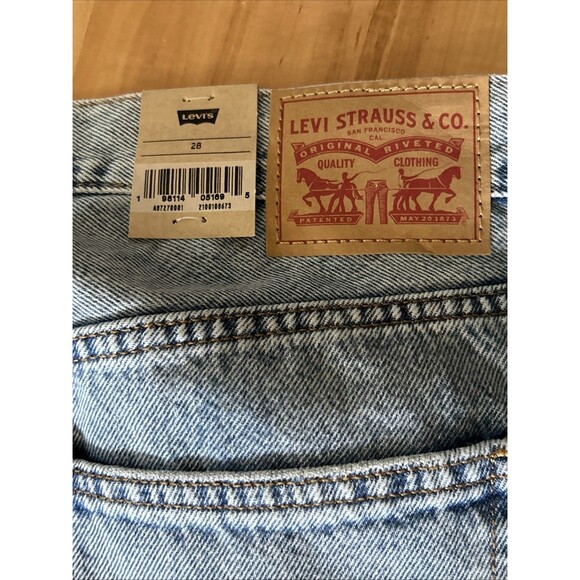 Levi's Women's Denim Maxi Skirt With Slit Size 28 (30) See Photos NWT - Picture 13 of 14